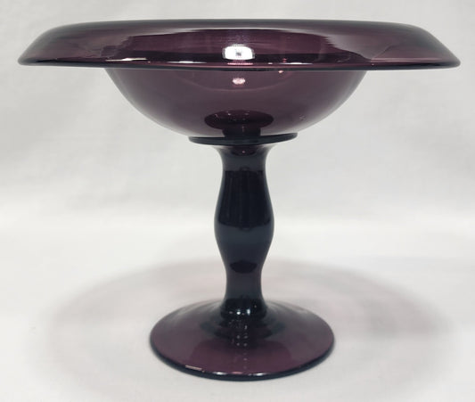 Dark Amethyst Cambridge Compote