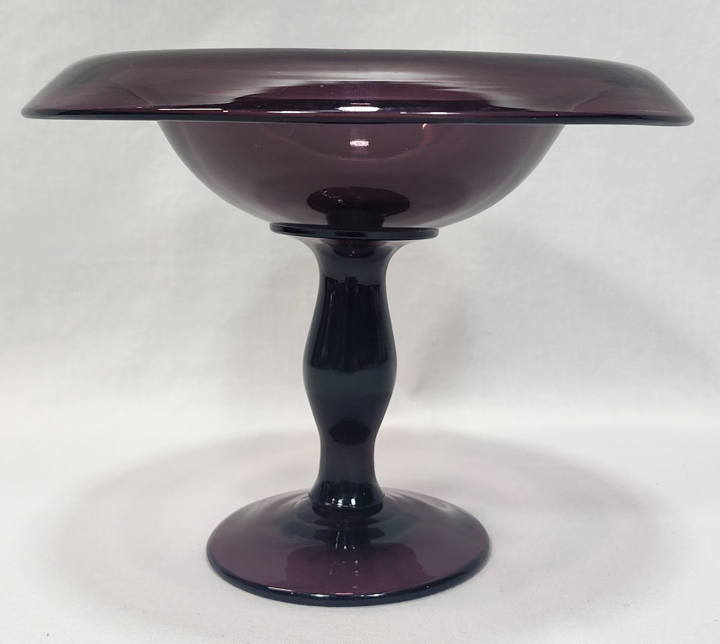 Dark Amethyst Cambridge Compote