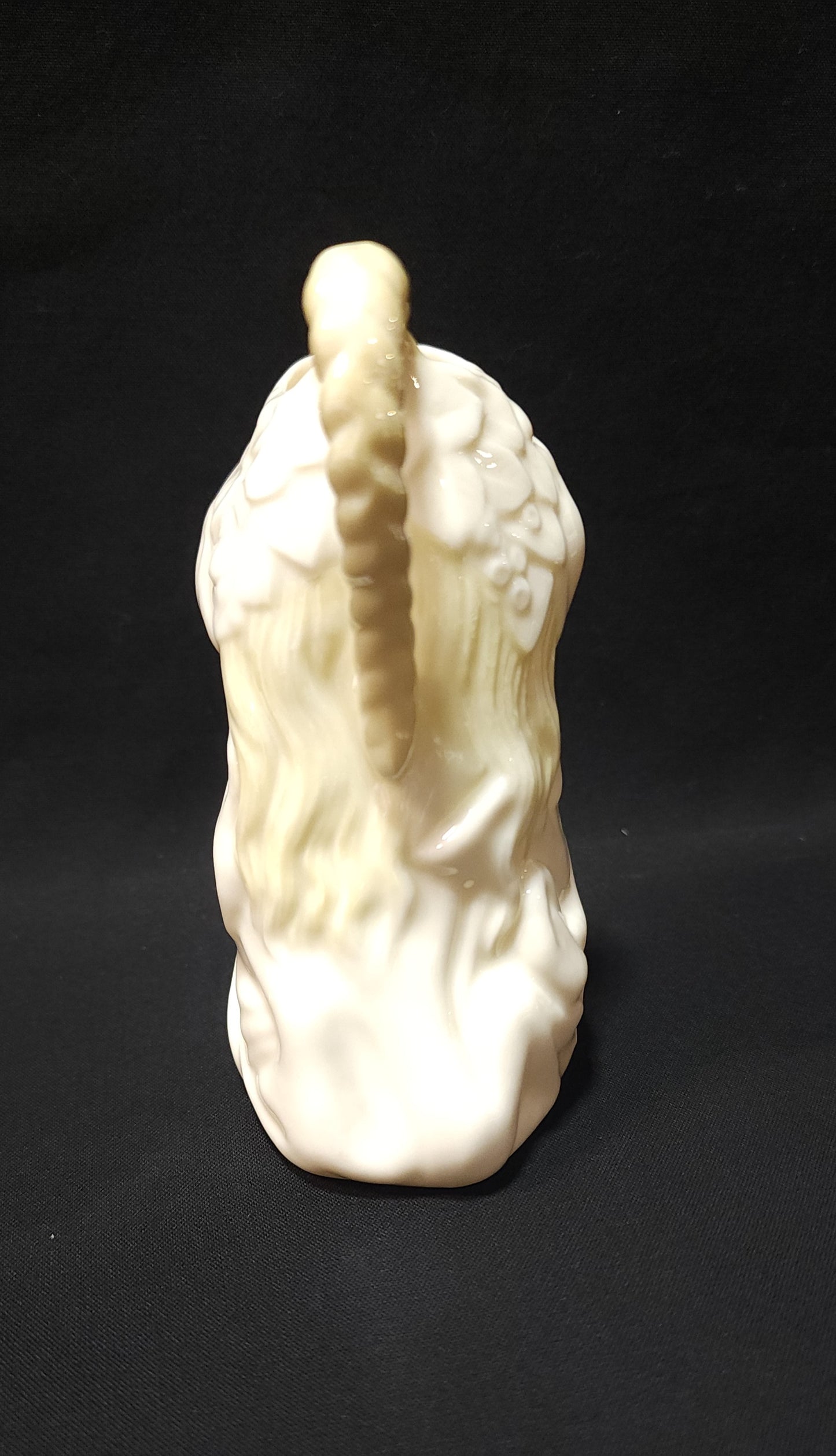 Irish Beleek Kneeling Girl Pitcher