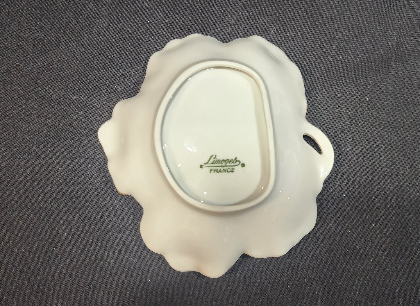 Limoges floral pin /soap dish